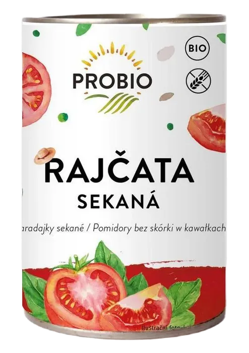 PROBIO Rajčata sekaná sterilovaná 400 g BIO